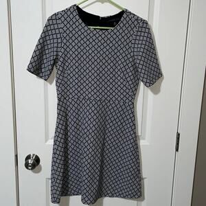 Forest Lily Black and White Dress Size Small